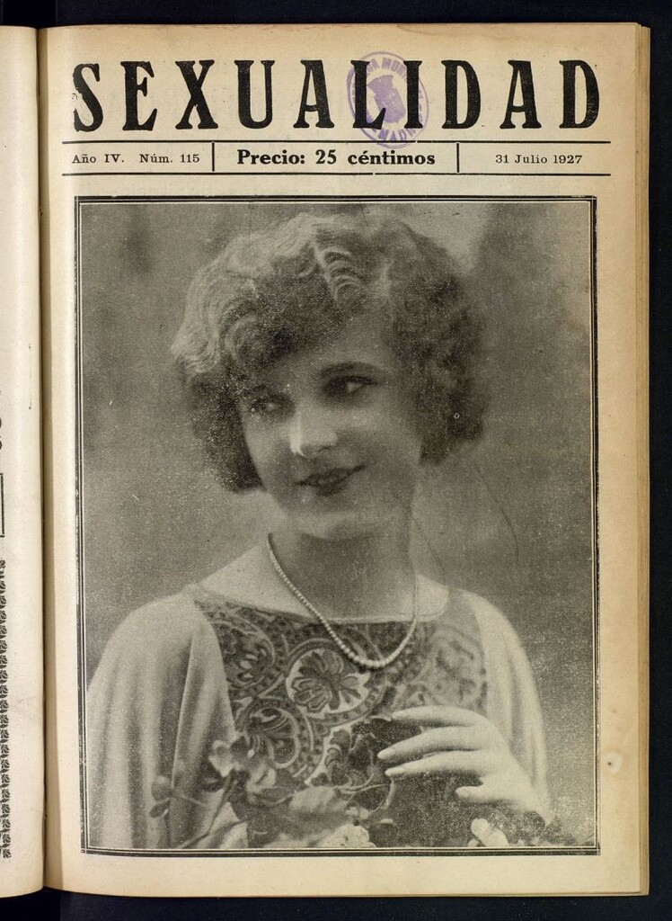 Miniatura de Sexualidad: Revista Ilustrada de Divulgación de Psicopatología Sexual del 31 de julio de 1927
