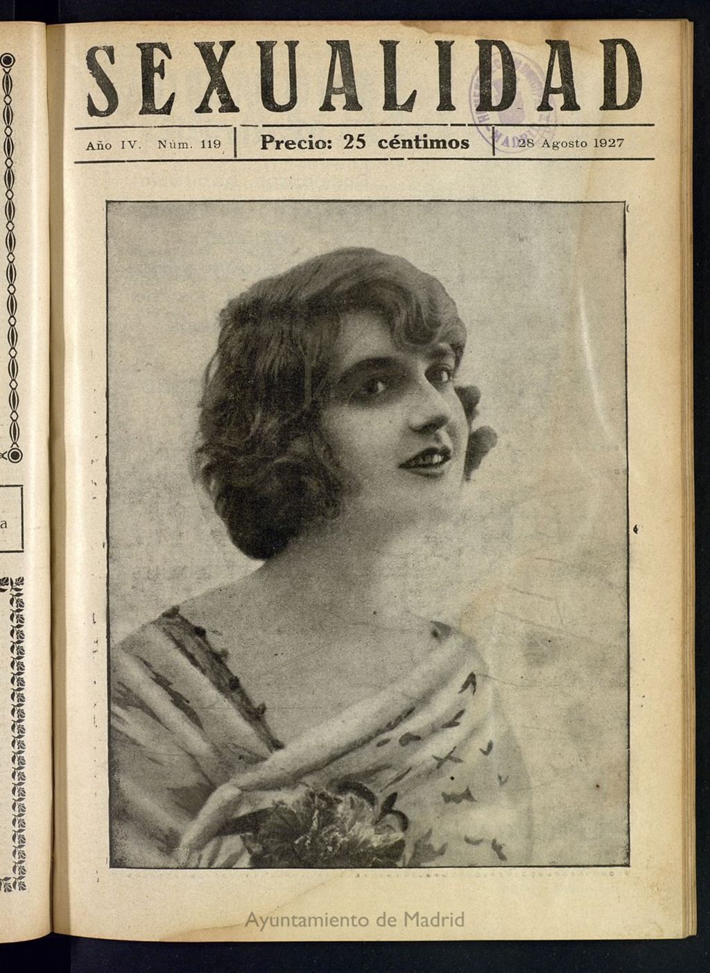 Miniatura de Sexualidad: Revista Ilustrada de Divulgación de Psicopatología Sexual del 28 de agosto de 1927