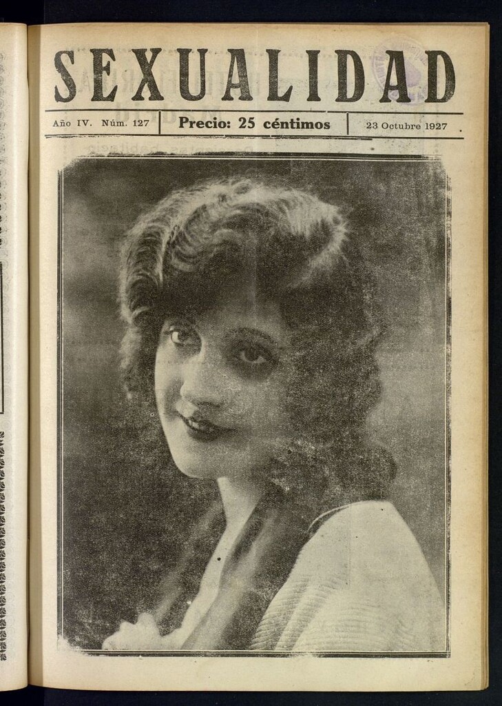 Miniatura de Sexualidad: Revista Ilustrada de Divulgación de Psicopatología Sexual del 23 de octubre de 1927