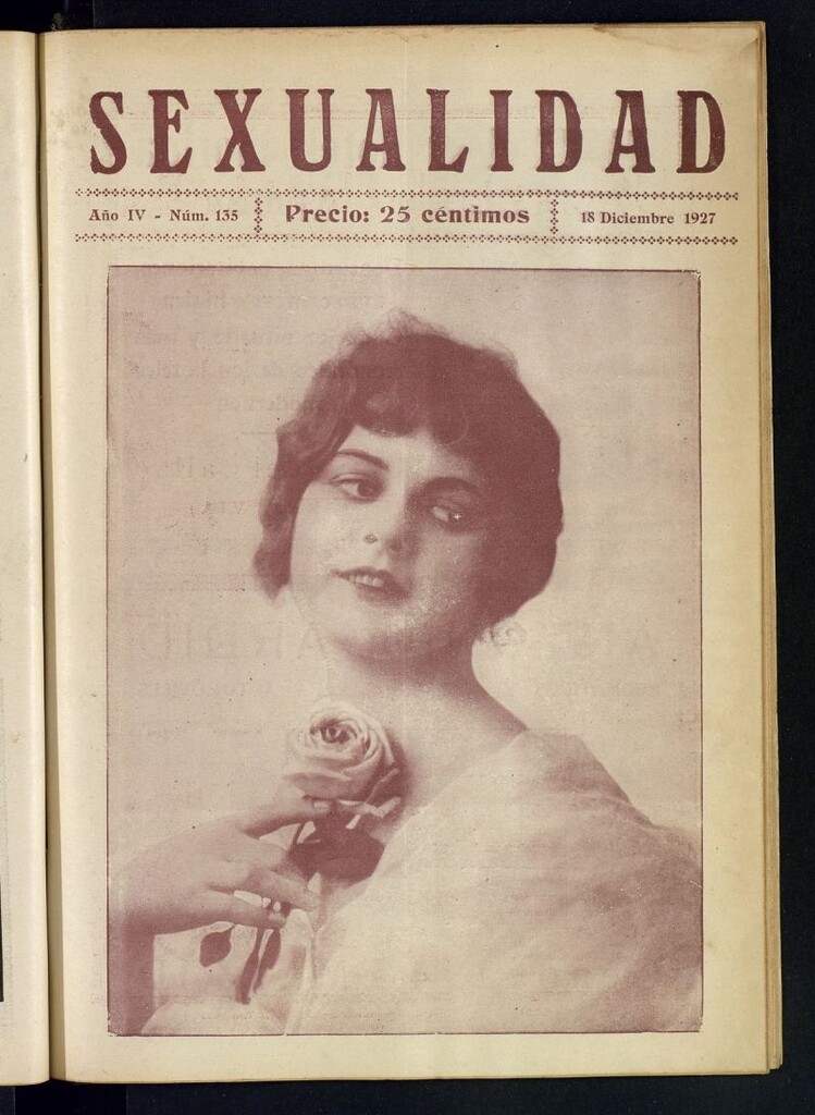 Miniatura de Sexualidad: Revista Ilustrada de Divulgación de Psicopatología Sexual del 18 de diciembre de 1927