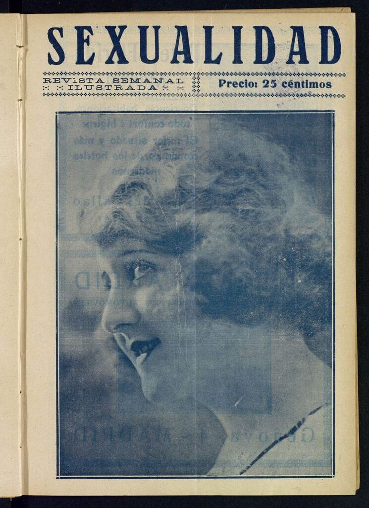 Miniatura de Sexualidad: Revista Ilustrada de Divulgación de Psicopatología Sexual  del del 22 de enero de 1928