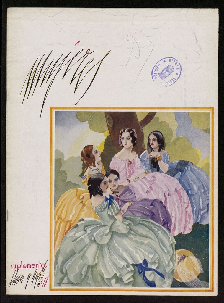 Miniatura de Suplemento de Blanco y Negro, suplemento hogar del año de 1935, nº 18