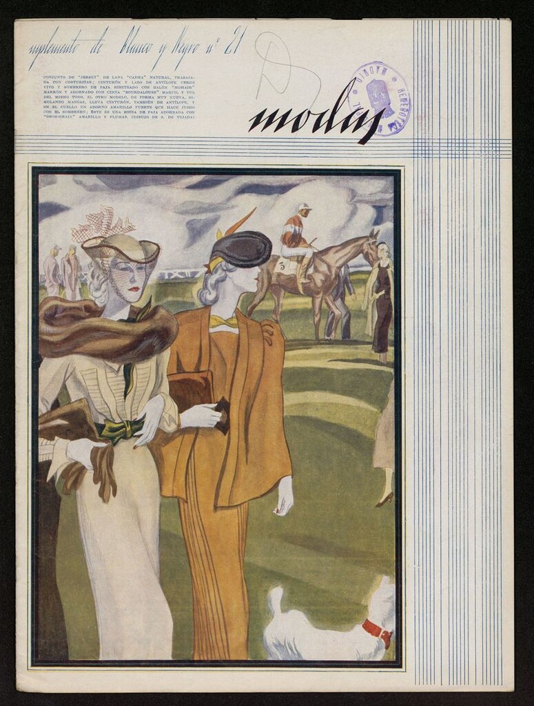 Miniatura de Suplemento de Blanco y Negro, suplemento hogar del año de 1935, nº 21