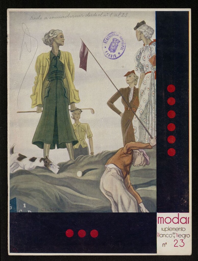 Miniatura de Suplemento de Blanco y Negro, suplemento hogar del año de 1935, nº 23