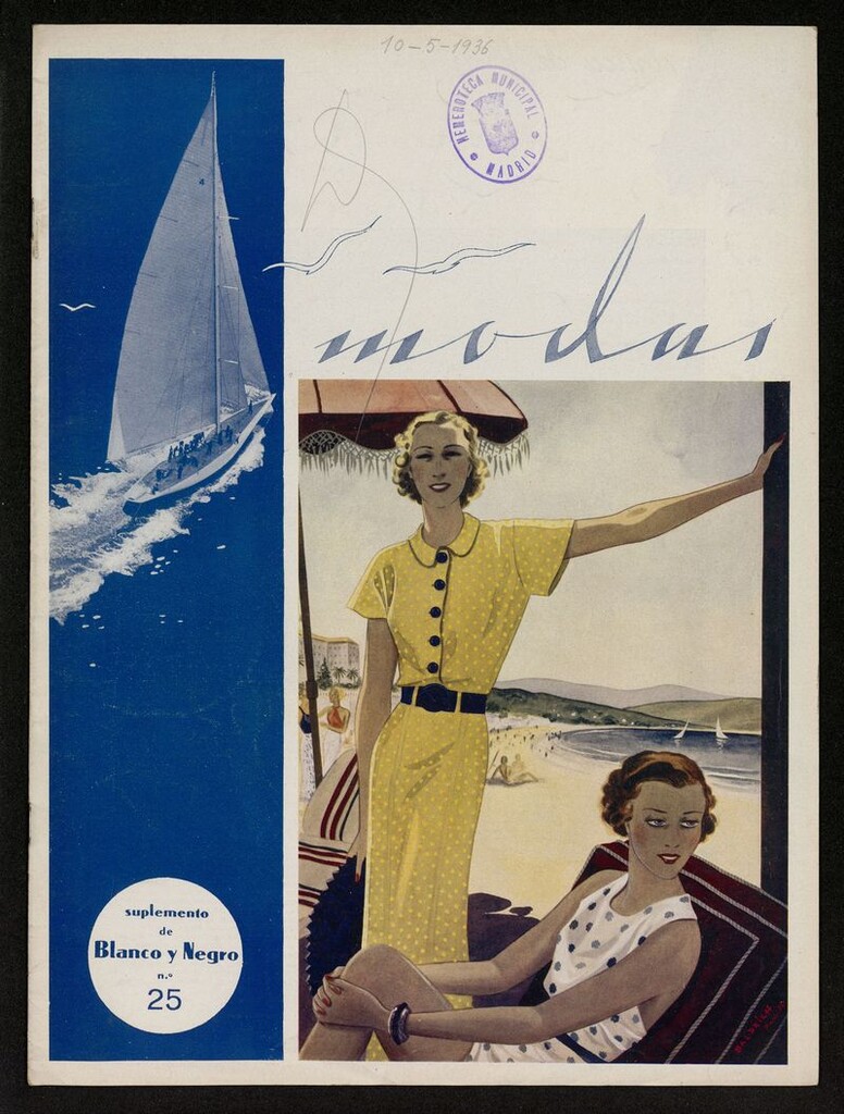 Miniatura de Suplemento de Blanco y Negro, suplemento hogar del año de 1935, nº 25