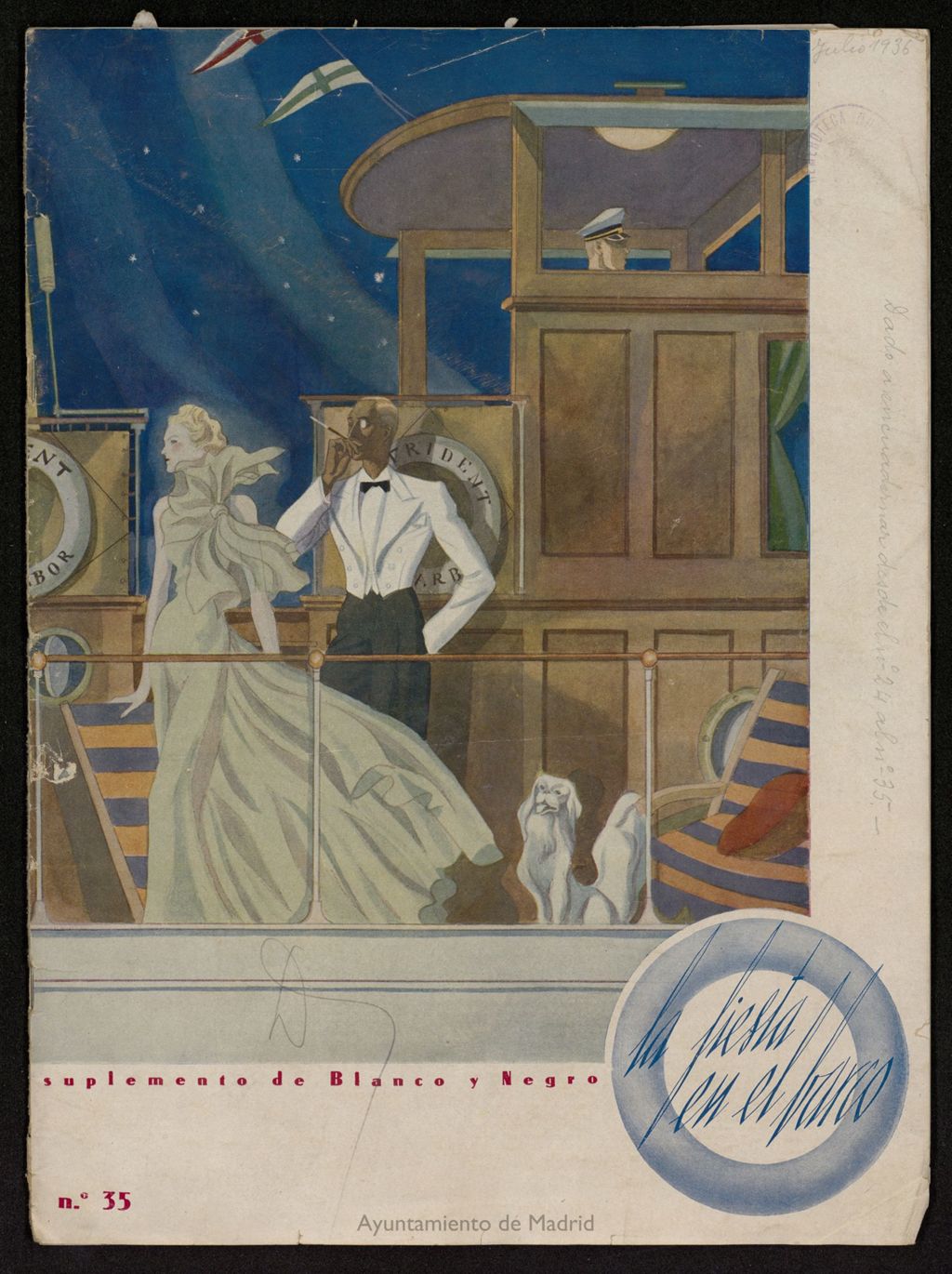 Miniatura de Suplemento de Blanco y Negro, suplemento hogar del año de 1935, nº 35