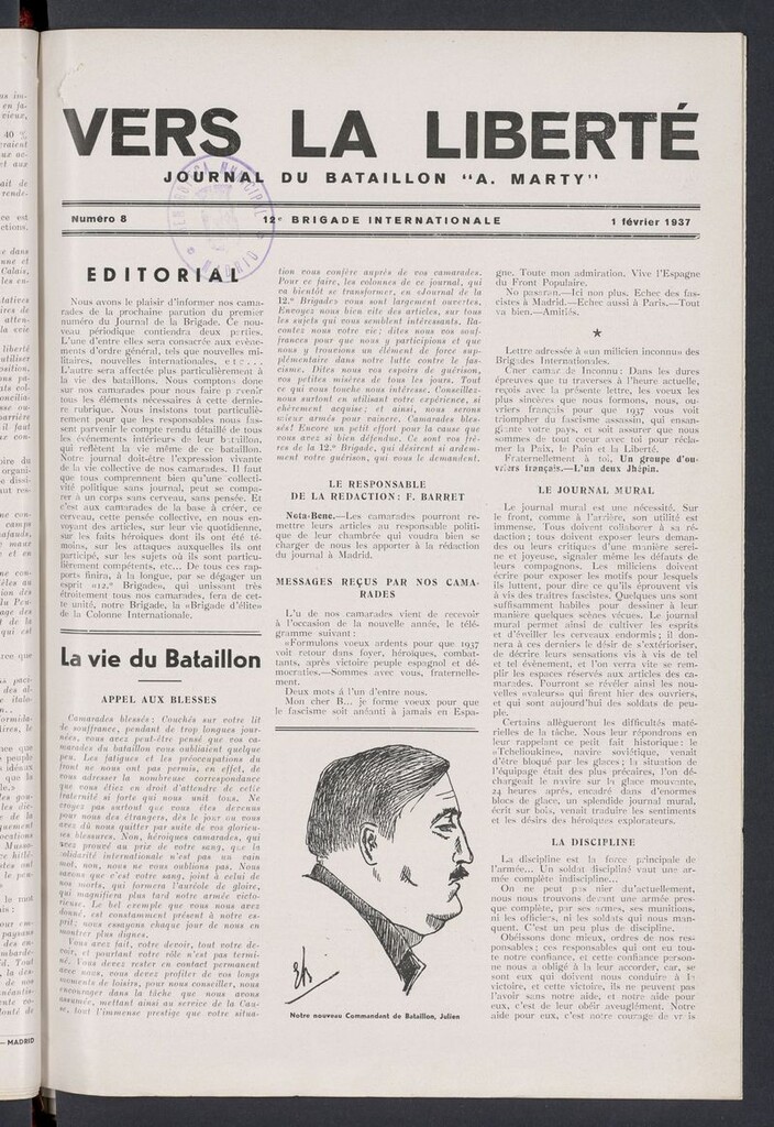 Miniatura de Vers la liberté del 1 de febrero de 1937