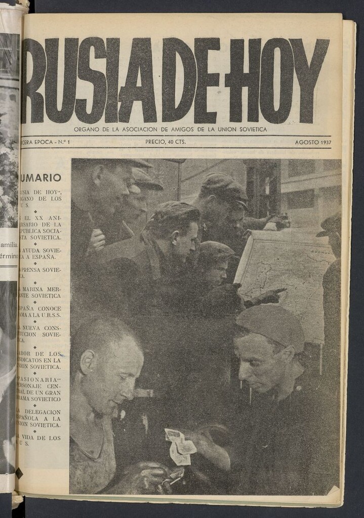 Miniatura de Rusia de Hoy de agosto de 1937