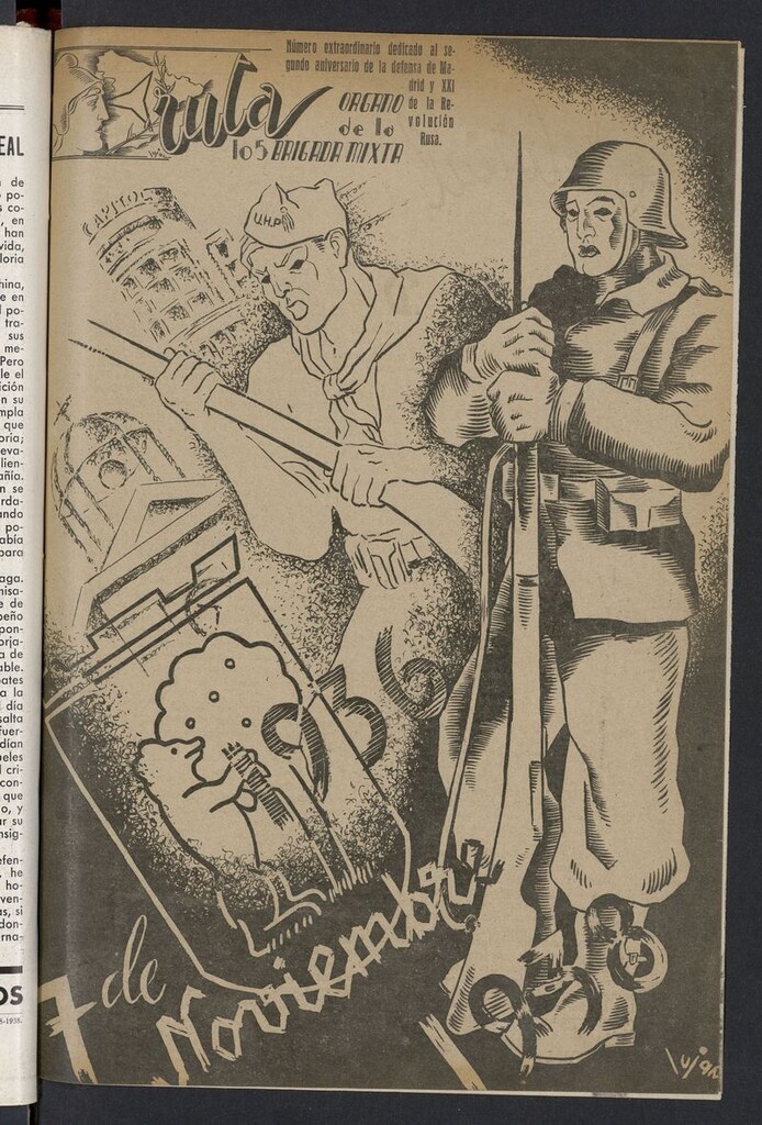 Miniatura de Ruta: órgano de la 105 Brigada Mixta del 1 de noviembre de 1938