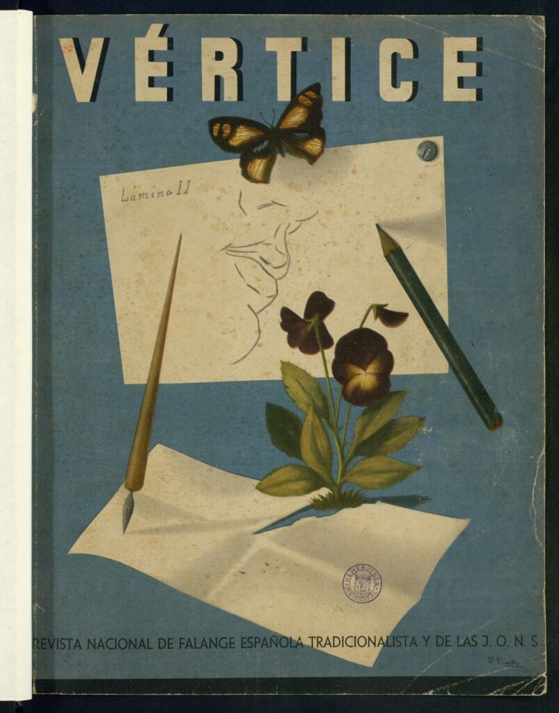 Miniatura de Vértice: Revista Nacional de la Falange de enero de 1940