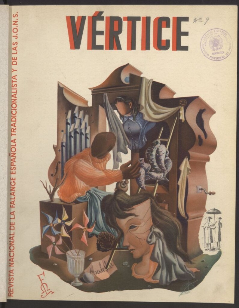 Miniatura de Vértice: Revista Nacional de la Falange de abril de 1938