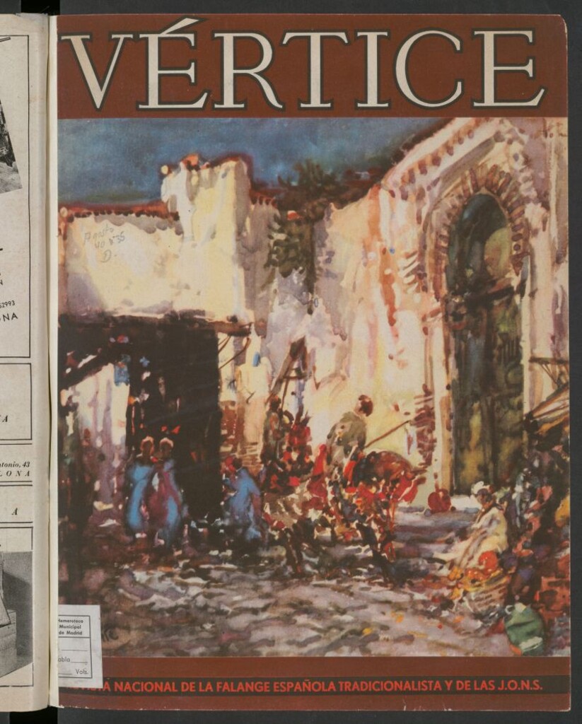 Miniatura de Vértice: Revista Nacional de la Falange de agosto de 1940