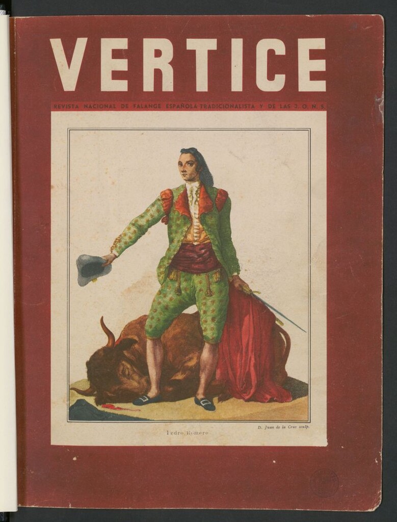 Miniatura de Vértice: Revista Nacional de la Falange de abril de 1939
