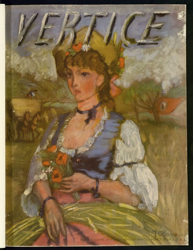 Miniatura de Vértice: Revista Nacional de la Falange de agosto-septiembre de 1939