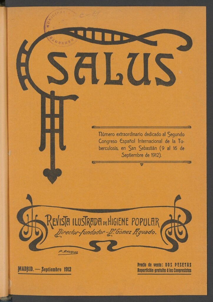 Miniatura de Salus: revista ilustrada de higiene popular de septiembre de 1912