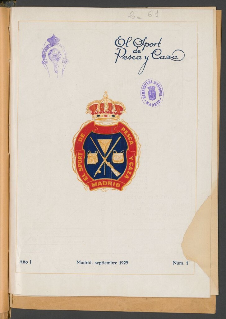 Miniatura de El Sport de pesca y caza de septiembre de 1929