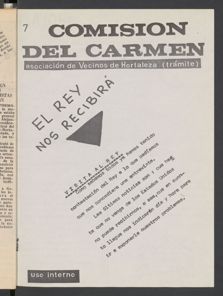Miniatura de Boletín de la Asociación de Vecinos de Hortaleza: Comisión del Carmen 7