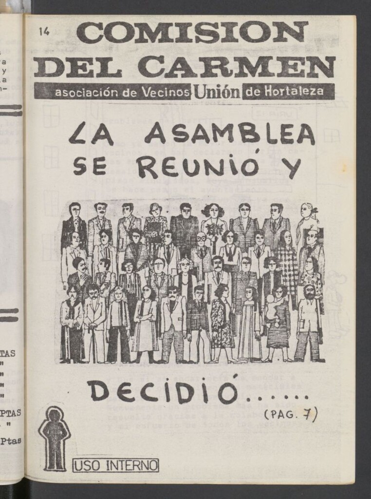 Miniatura de Boletín de la Asociación de Vecinos de Hortaleza: Comisión del Carmen 14