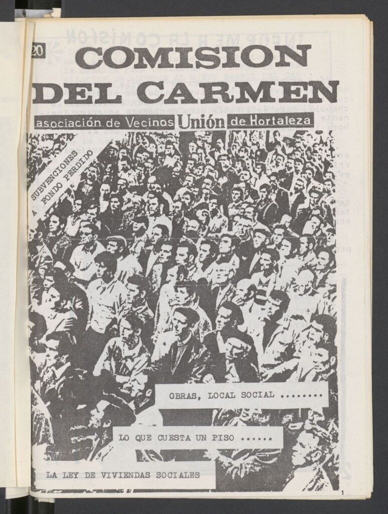 Miniatura de Boletín de la Asociación de Vecinos de Hortaleza: Comisión del Carmen 20