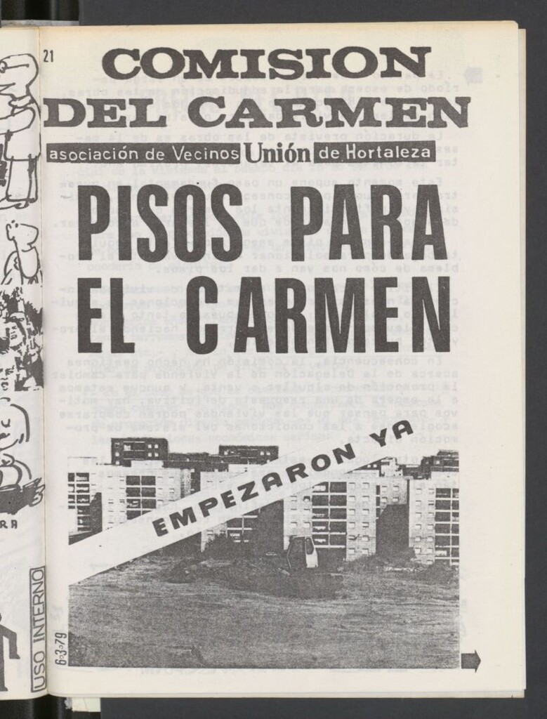 Miniatura de Boletín de la Asociación de Vecinos de Hortaleza: Comisión del Carmen 21