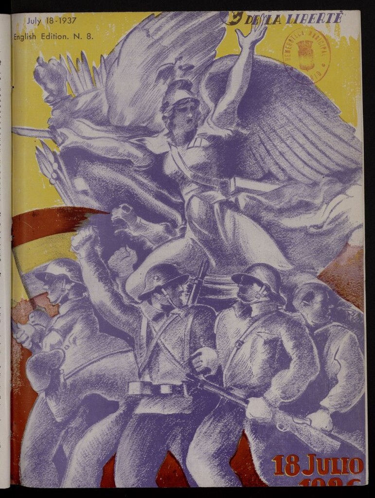Miniatura de The Volunteer for Liberty : Organ of the International Brigades. July 18, 1937