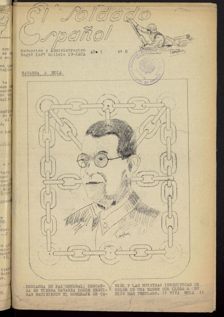 Miniatura de Soldado español del ¿13 de junio? de 1937
