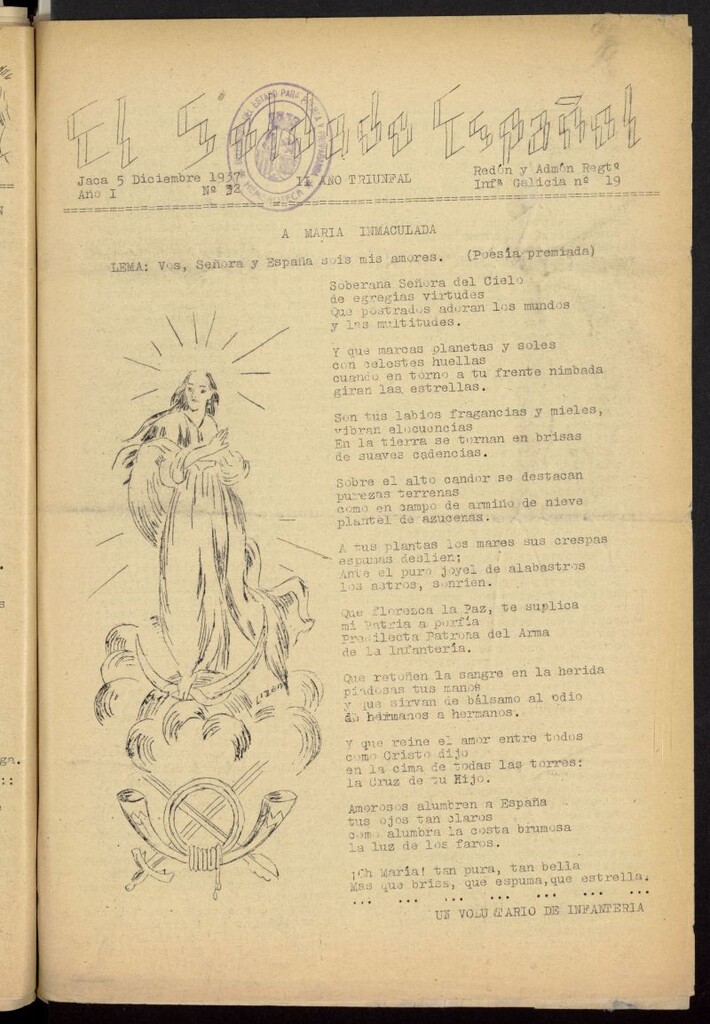 Miniatura de Soldado español del 5 de diciembre de1937