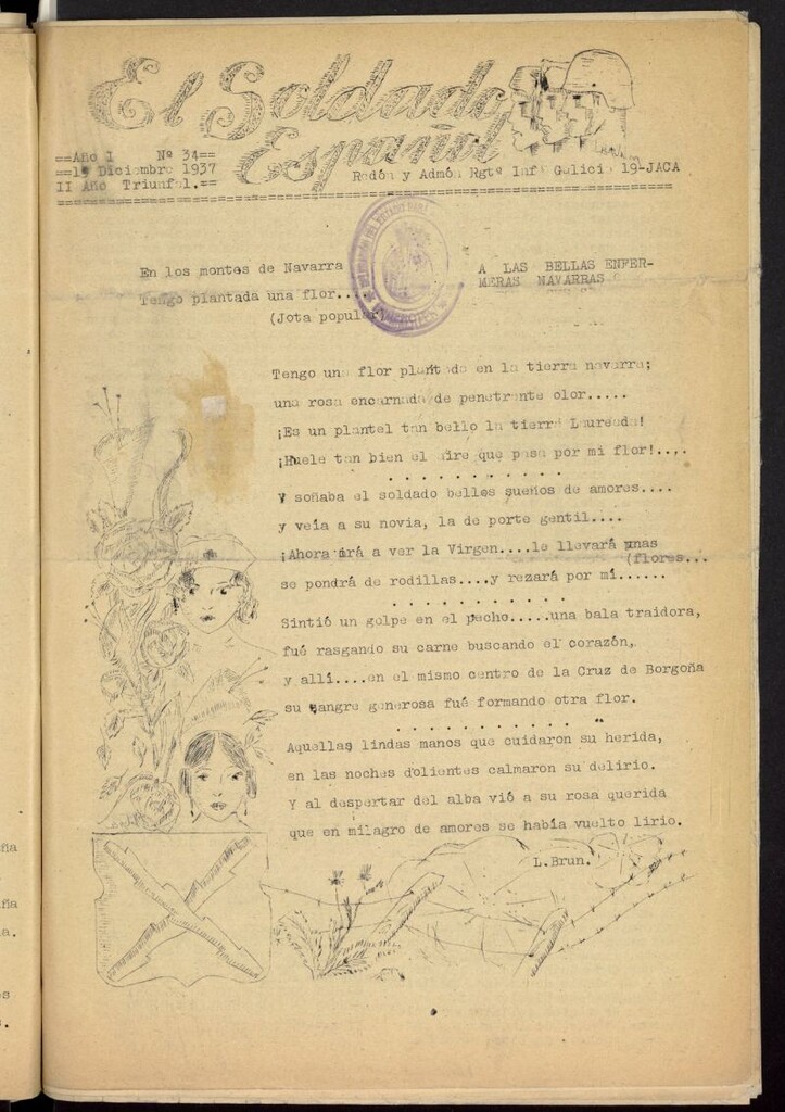 Miniatura de Soldado español del 19 de diciembre de 1937