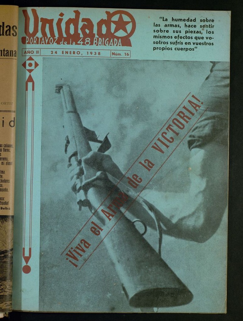 Miniatura de Unidad : órgano de la 48 Brigada del 24 de enero de 1938