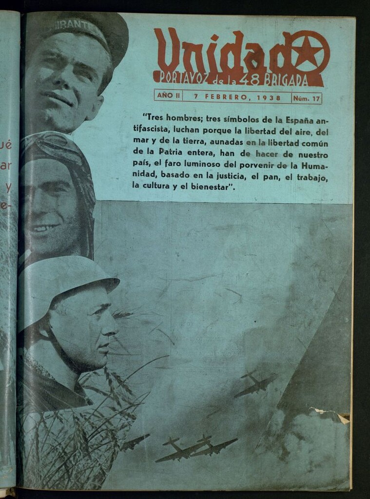 Miniatura de Unidad : órgano de la 48 Brigada del 7 de febrero de 1938