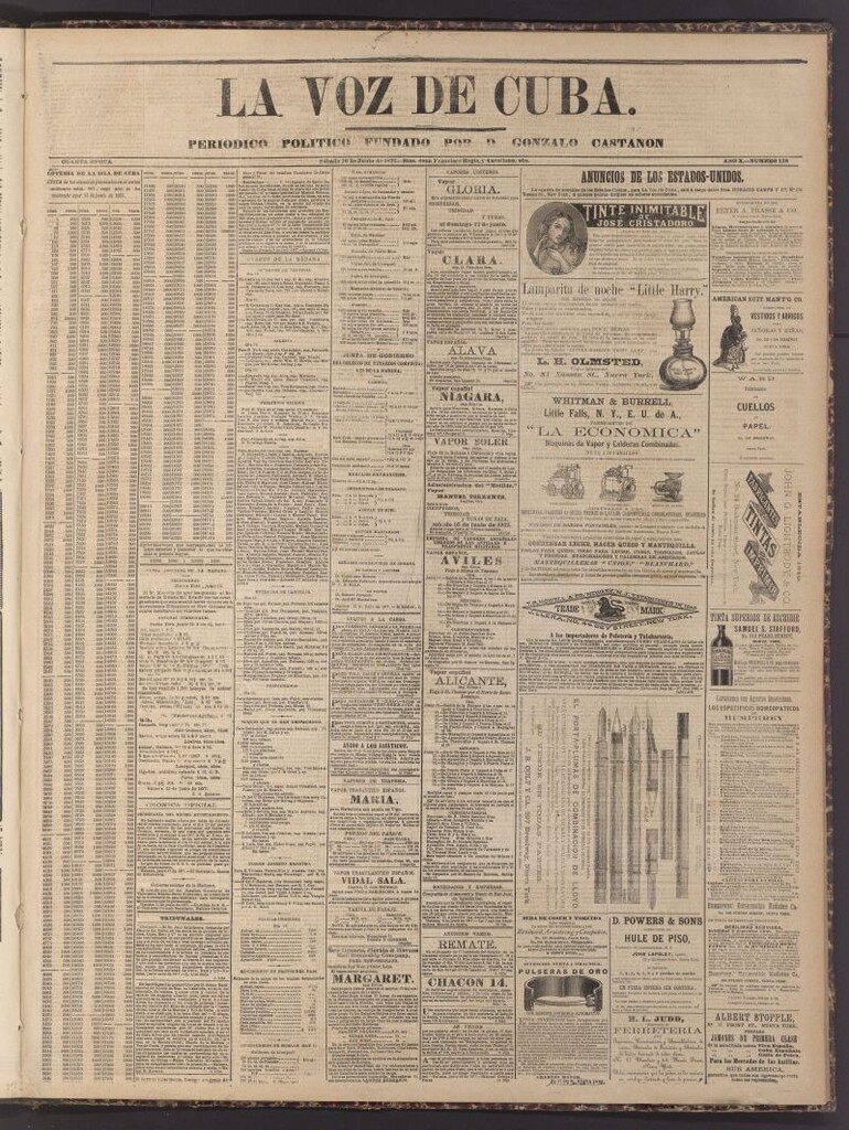 Miniatura de La Voz de Cuba: diario conservador del 16 de junio de 1877