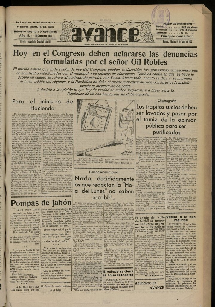Miniatura de La Voz de Cuba: diario conservador del 22 de marzo de 1877