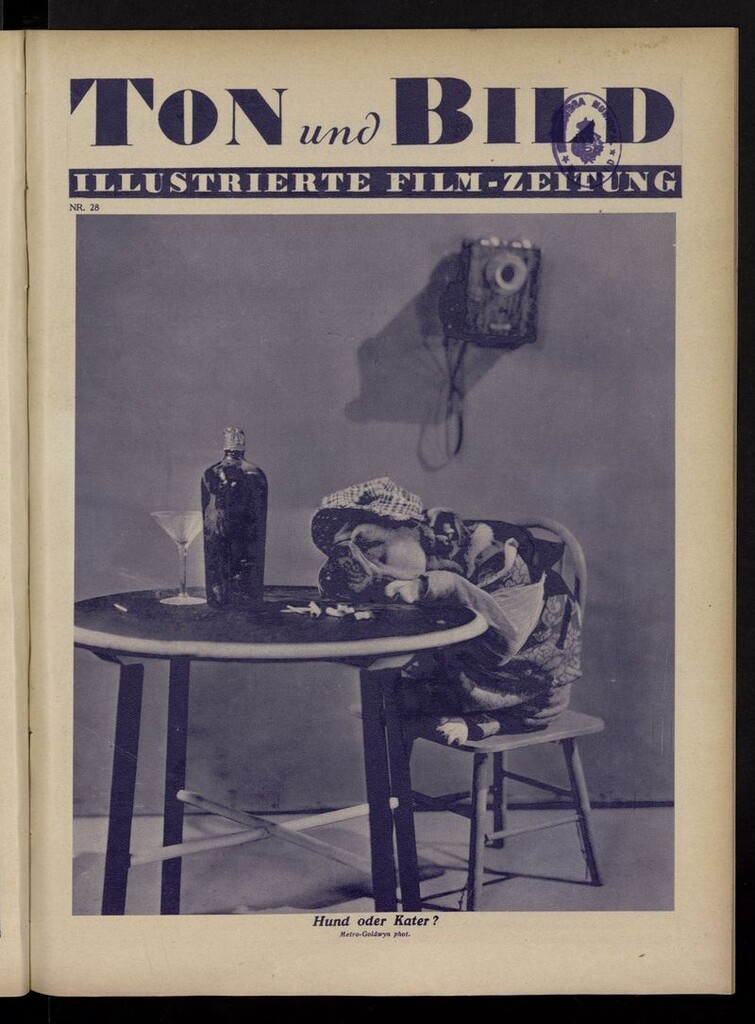 Miniatura de Ton und Bild del año de 1930, nº 28