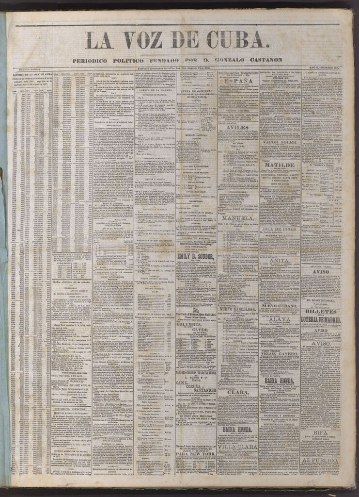 Miniatura de La Voz de Cuba : diario conservador del