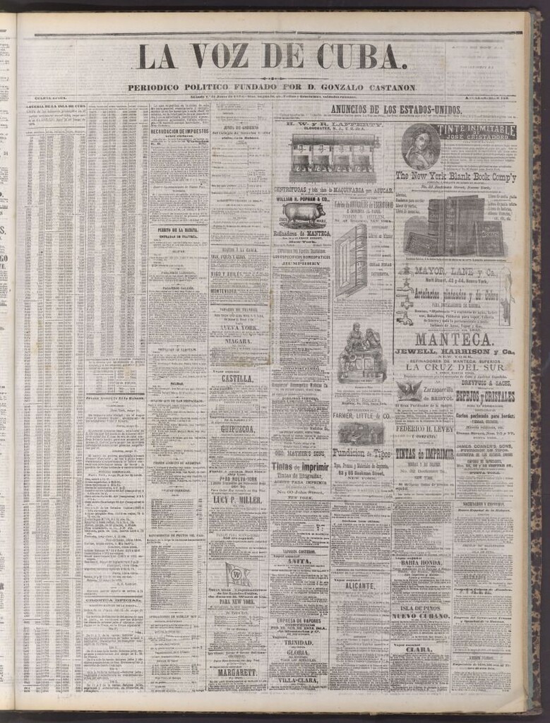 Miniatura de La Voz de Cuba : diario conservador del 1 de junio de 1878