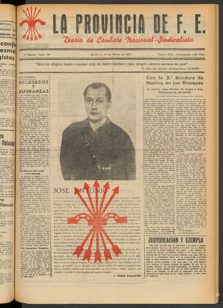 Miniatura de La Provincia : diario de la noche del 14 de marzo de 1937