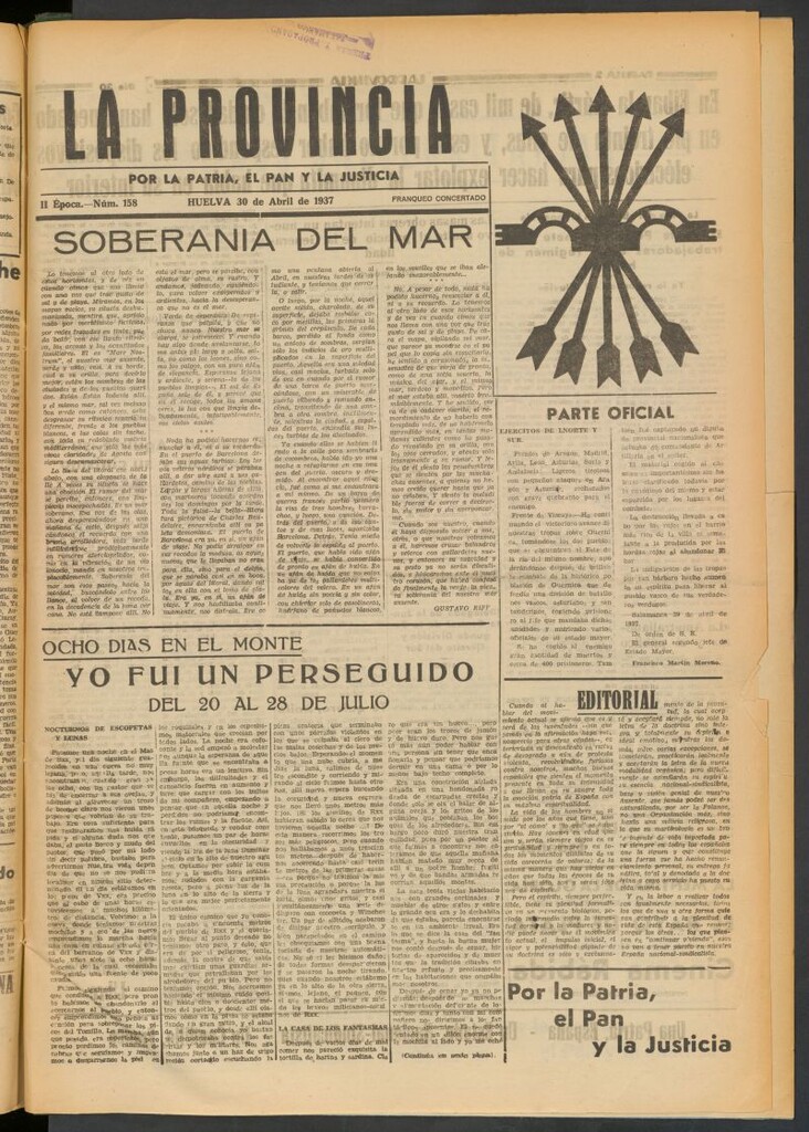 Miniatura de La Provincia : diario de la noche del 30 de abril de 1937