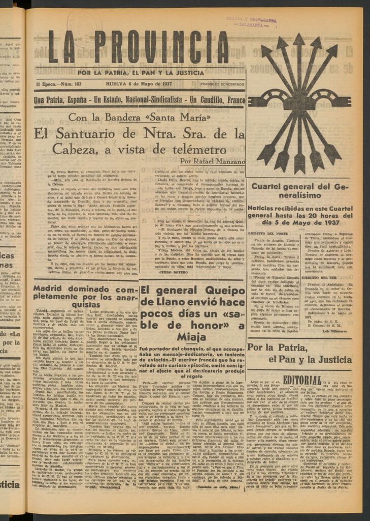 Miniatura de La Provincia : diario de la noche del 6 de mayo de 1937