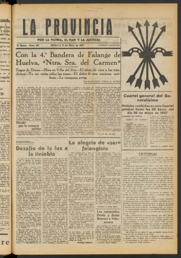 Miniatura de La Provincia : diario de la noche del 11 de mayo de 1937