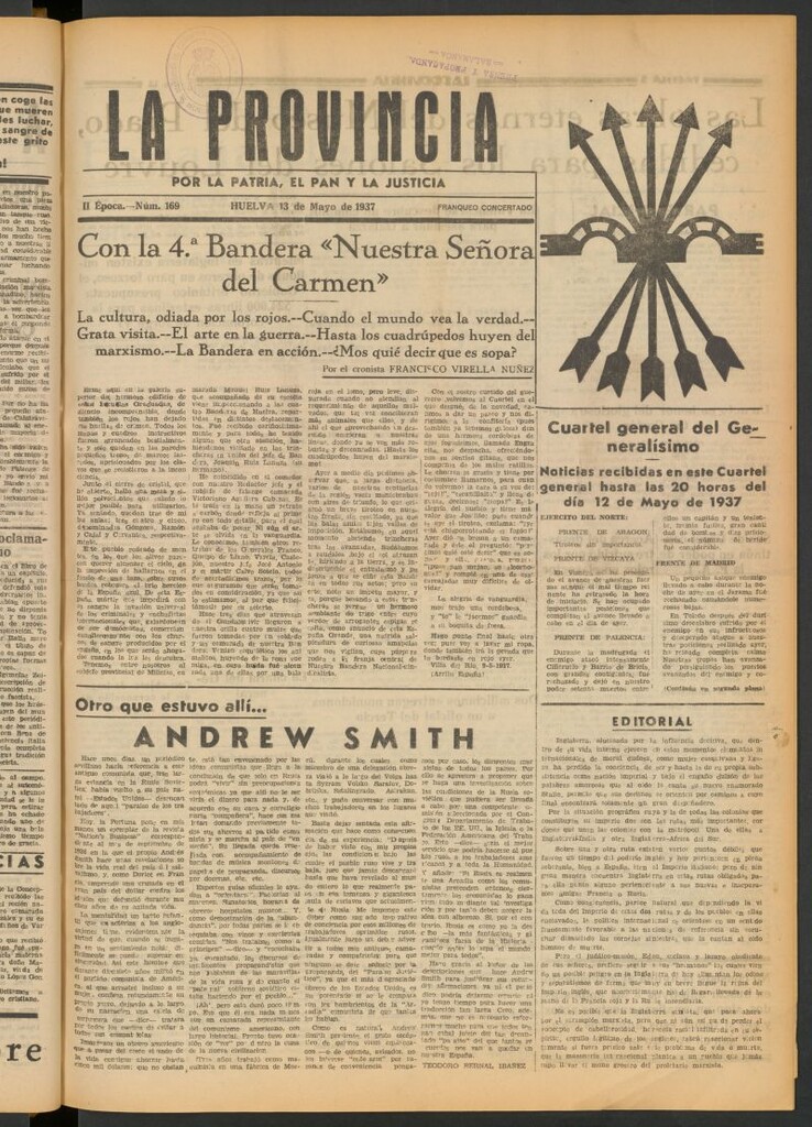 Miniatura de La Provincia : diario de la noche del 13 de mayo de 1937