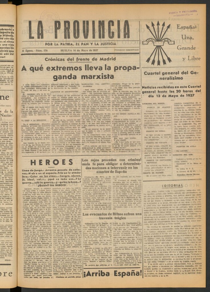 Miniatura de La Provincia : diario de la noche del 14 de mayo de 1937
