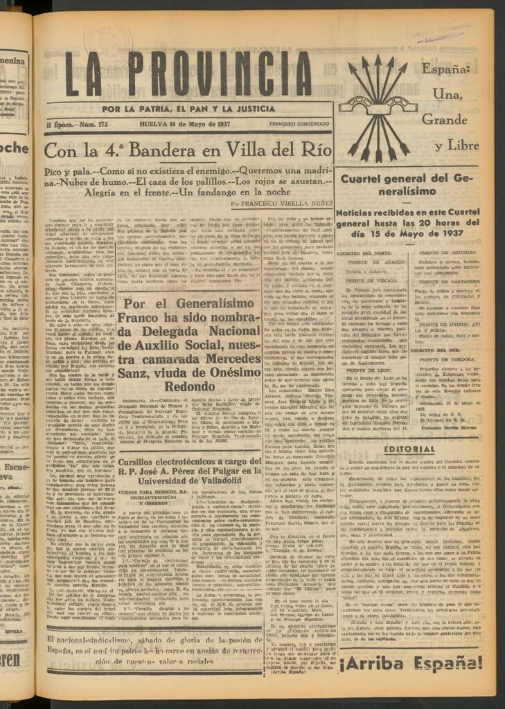 Miniatura de La Provincia : diario de la noche del 16 de mayo de 1937