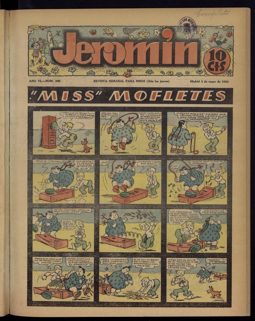 Miniatura de Jeromín : revista ilustrada para niños del 3 de mayo de 1934, nº 260