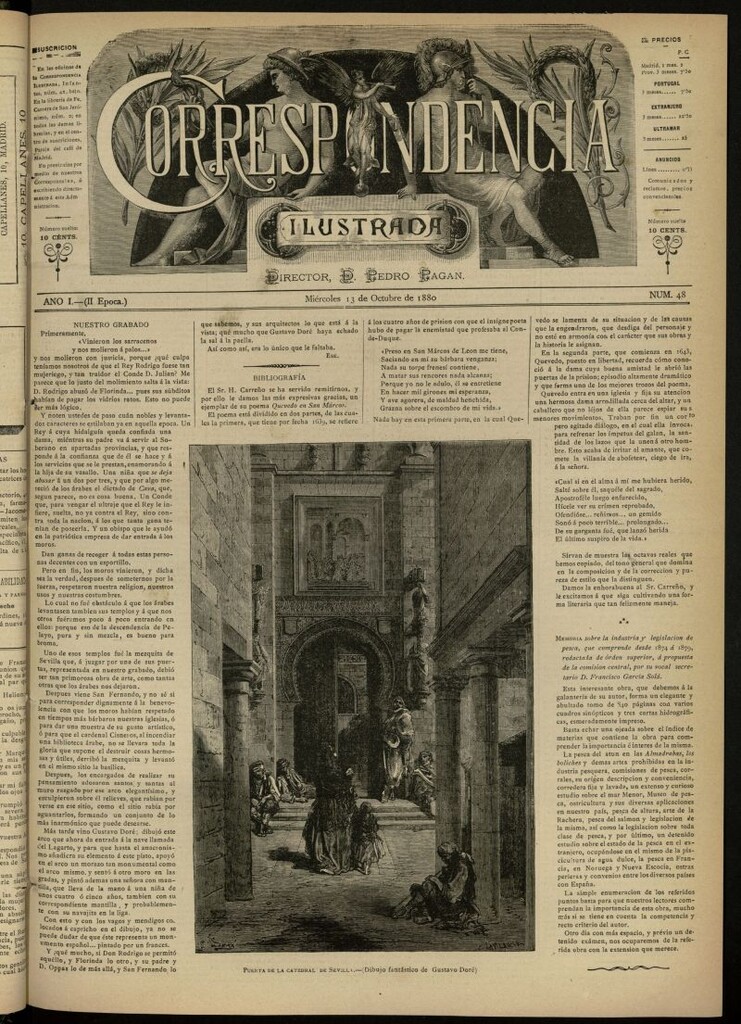 Miniatura de La Correspondencia Ilustrada del 13 de octubre de 1880, nº 48