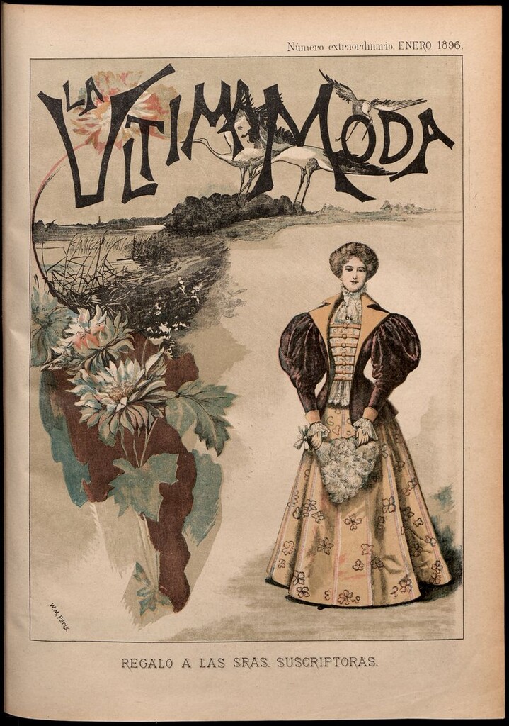 Miniatura de La Última moda: revista ilustrada hispano-americana. (Número extraordinario enero 1896)
