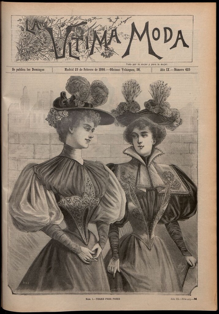 Miniatura de La Última moda: revista ilustrada hispano-americana, del 23 de febrero de 1896