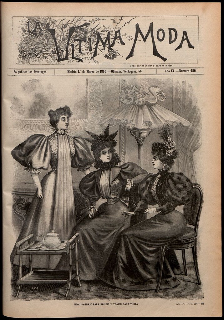 Miniatura de La Última moda: revista ilustrada hispano-americana, del 1 de marzo de 1896