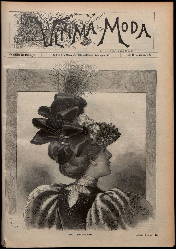 Miniatura de La Última moda: revista ilustrada hispano-americana, del 8 de marzo de 1896
