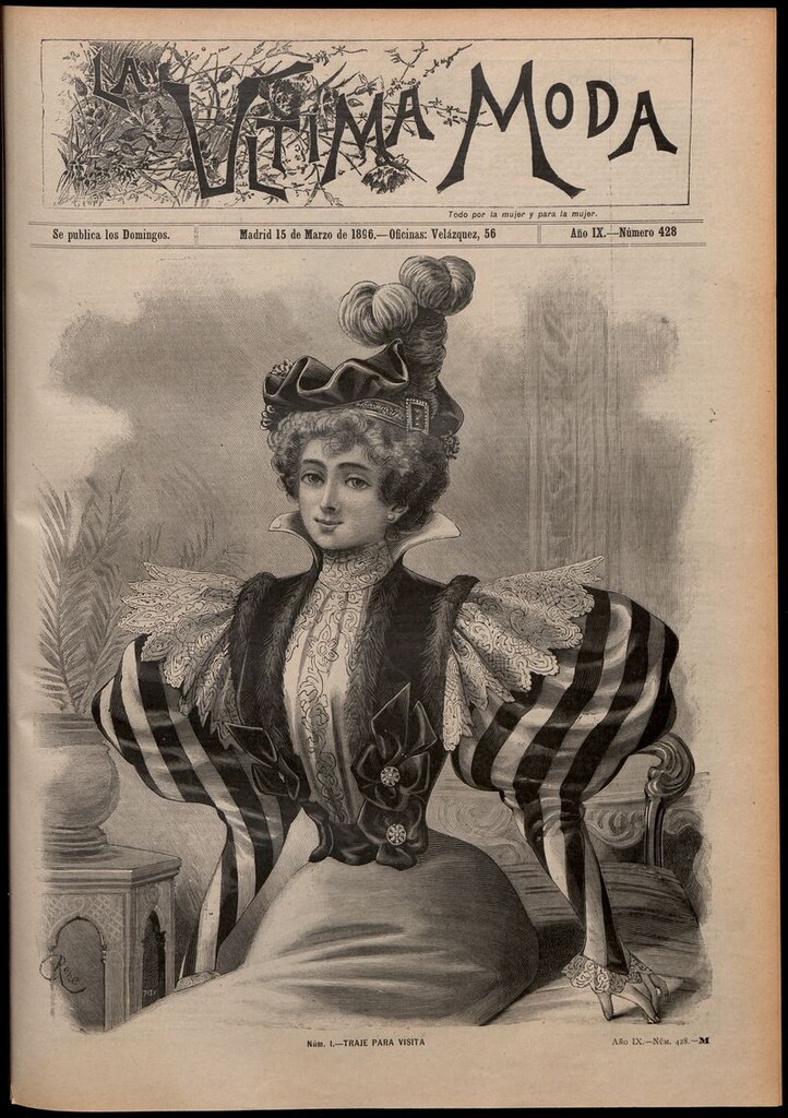 Miniatura de La Última moda: revista ilustrada hispano-americana, del 15 de marzo de 1896
