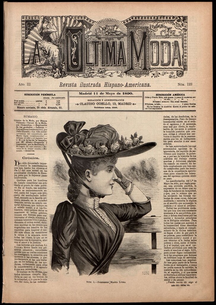Miniatura de La Última moda: revista ilustrada hispano-americana, del 11 de mayo de 1890